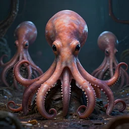 hyperrealistic dslr film still of early cuyler squidbillies, anthropomorphic cephalopod, stunning 8 k octane comprehensive 3 d render, inspired by istvan sandorfi & greg rutkowski & unreal engine, perfect symmetry, dim volumetric cinematic lighting, extremely hyper - detailed, extremely lifelike attributes & lifelike texture, intricate, masterpiece, artstation, stunning