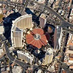 satellite image of Las Vegas, high definition