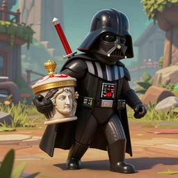 darth vader carry athenas chest from sea of thieves game