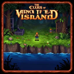 screenshot of the game the curse of monkey island, feaatured on artstation
