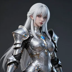 sakimi chan, unreal engine, fantasy armor, detailed face, curvy, white skin, dramatic lighting, tony sart
