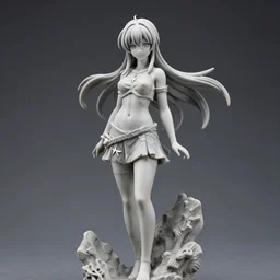 statue of an anime girl