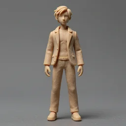 thin lizzy made out of polymer clay detailed sculpture trending on artstation