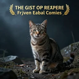 cool concept art of a single cat