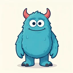 a very silly monster, evil but stupid, funny, concept art
