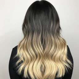 trending black - blonde hair photo on pinterest, long hair, full frame of hair,