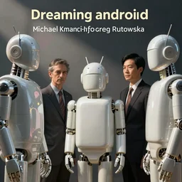 dreaming androids, photorealistic by michael komarck, greg rutkowski, victo ngai, artgerm, willem claesz heda and j. dickenson