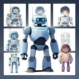 metabots medabots medarotto medarot robot minimalist comics, behance hd by jesper ejsing, by rhads, makoto shinkai and lois van baarle, ilya kuvshinov, rossdraws global illumination ray tracing hdr