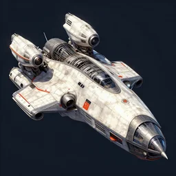 a cargo spaceship in the style of advanced wars and metal slug. trending on artstation and r / starshipporn