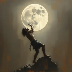 man in the moon by paul rumsey and pino daeni
