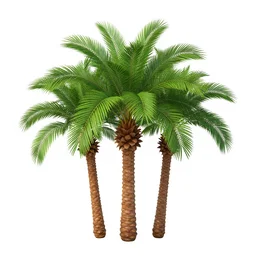 christmas palm three