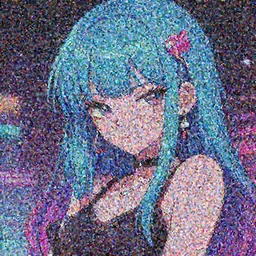 ultra smug anime girl, vaporwave, by Ross Tran, HD, 8k