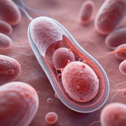 the inside of a mitochondria, hyperrealistic,