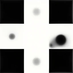 black squares on corners only