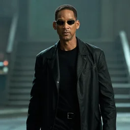 film still of Will Smith as Neo in The Matrix