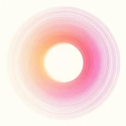 abstract gradient circle surf waves, adobe illustrator