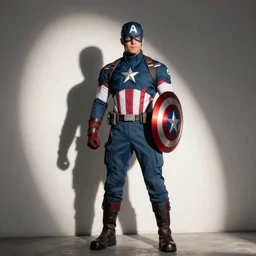Photograph of Romain Ximenes as Captain America