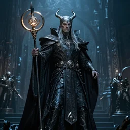 majestic evil lord Sauron the ruler on the ring of power by Mark Brooks, Donato Giancola, Victor Nizovtsev, Scarlett Hooft, Graafland, Chris Moore