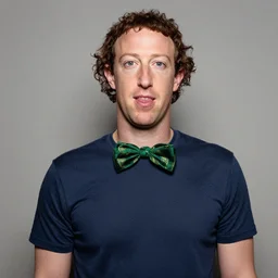Photo of Mark Zuckerberg in Borat mankini, 24mm f/1.4