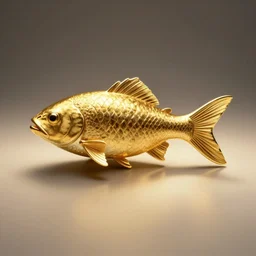 fish madev out of gold
