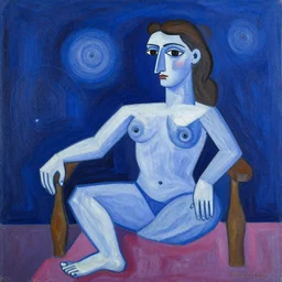 the universe if it was painted by pablo picasso in his blue period