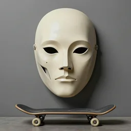brutal solarpunk cyber skateboarder with mask portrait by giger vasnetsov rutkowski mucha hyperrealism very detailed masterpiece shadows symmetrical expressive eyes well proportioned balanced high resolution artgerm cinematic epic dramatic slow ivory poetic sharp focus shadows highlights