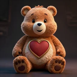 hyperrealistic dslr film still of a heart emblem care bear, stunning 8 k octane comprehensive 3 d render, inspired by istvan sandorfi & greg rutkowski & unreal engine, perfect symmetry, dim volumetric cinematic lighting, extremely hyper - detailed, extremely lifelike attributes & texture, intricate, masterpiece, artstation, stunning