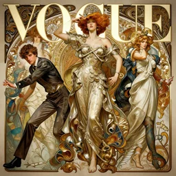 high fashion photography, vogue, shooting, intricate, highly detailed, action pose, digital painting, artstation, concept art, smooth, sharp focus, illustration, Unreal Engine 5, 8K, art by artgerm and greg rutkowski and alphonse mucha