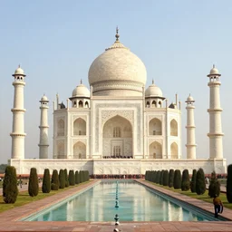 taj mahal made of icecream domes