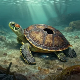Turtle that has its soul removed from god
