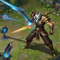 artwork of a slash attack mmorpg skill