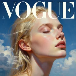 sci - fi, close - up, 3 d, stars, blonde fashion model face closed eyes, cinematic, clouds, sun rays, vogue cover style, poster art, blue mood, realistic painting, intricate oil painting, high detail illustration, figurative art, multiple exposure, water, 3 d, by tooth wu and wlop and beeple and greg rutkowski