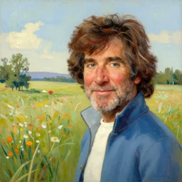 Bob Ross Landscape painting