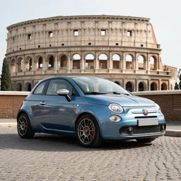 fiat 5 0 0 supercar in rome