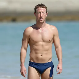 mark Zuckerberg in a bikini