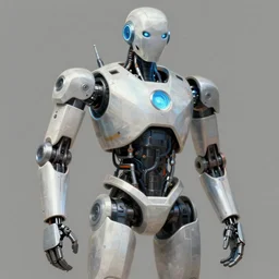 Portrait of a scrapped humanoid robot, digital painting, hyperrealistic, trending on ArtStation