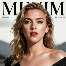 photo of scarlett johansson, by greg rutkowski, gil elvgren, glossy skin, pearlescent, anime, maxim magazine,