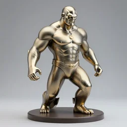 chrome sculpture by aquaman