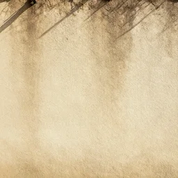 mottled wall of sunlit dried caked bleached mud