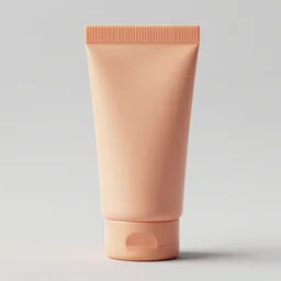 simple 3 d primitive tube shape, texture - mapped with pale - peach - colored human skin, photoreal colors and details, tiny hairs, straight smooth vertical, highly realistic bump map, surface painter, 4 k, renderman