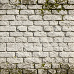 high quality 4 k texture of mossy cobble stone, white bricks, castle wall, aged and rustic finish, blender design assets, 3 d, photo - realostic, high poly, 3 0 0 dpi, 8 k render, ue marketplace, unreal engine 5, volumetric lighting, realistic shadows,