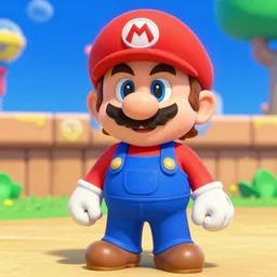 Screenshot of Emma Watson in Super Mario 64