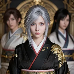 dreamlike luxury stunning zodiac tifa lockhart portrait, pale black and gold kimono, art by artgerm, wlop, loish, ilya kuvshinov, 8 k realistic, hyperdetailed, beautiful lighting, detailed background, depth of field, symmetrical face, frostbite 3 engine, cryengine,