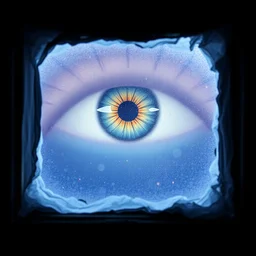 the eye on window, liminal space
