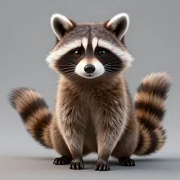 a transhuman racoon fursona, highly detailed, by kawacy, trending on artstation, furry art