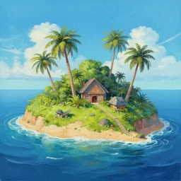 Farcry 3 island, painting