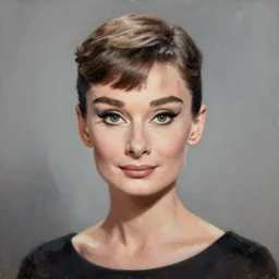 ukiyo - e audrey hepburn, intricate oil painting by greg rutkowski, trending on artstation