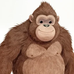 detailed illustration, a happy bigfoot in the style of may gibbs,