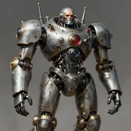 German Kaiser Wilhelm II as a giant dieselpunk robot, portrait, concept art, art by Artgerm