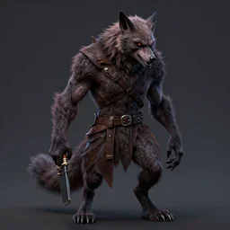 werewolf from van helsing unreal engine hyperreallistic render 8k character concept art